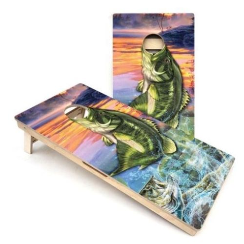 Custom Rec Cornhole Bags (1) Fishing Cornhole Boards