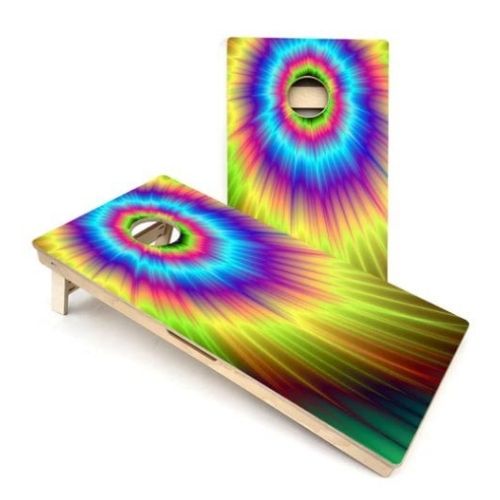 Custom Rec Cornhole Bags (1) Tie die Art Boards