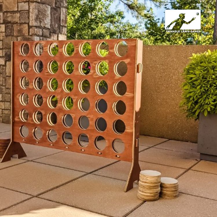 Giant Wood Connect 4 Rental Giant Wooden Connect 4